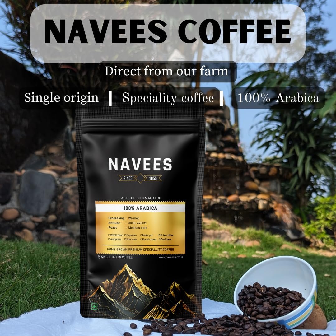 Navees 100% Arabica Specialty Coffee | Single Origin | Medium Dark roast
